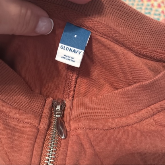Old Navy Terracotta Half-Zip Sweater - Picture 3 of 3